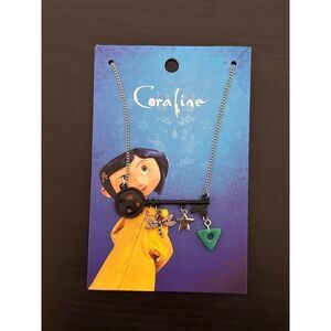 Coraline Key Charms Pendant Necklace